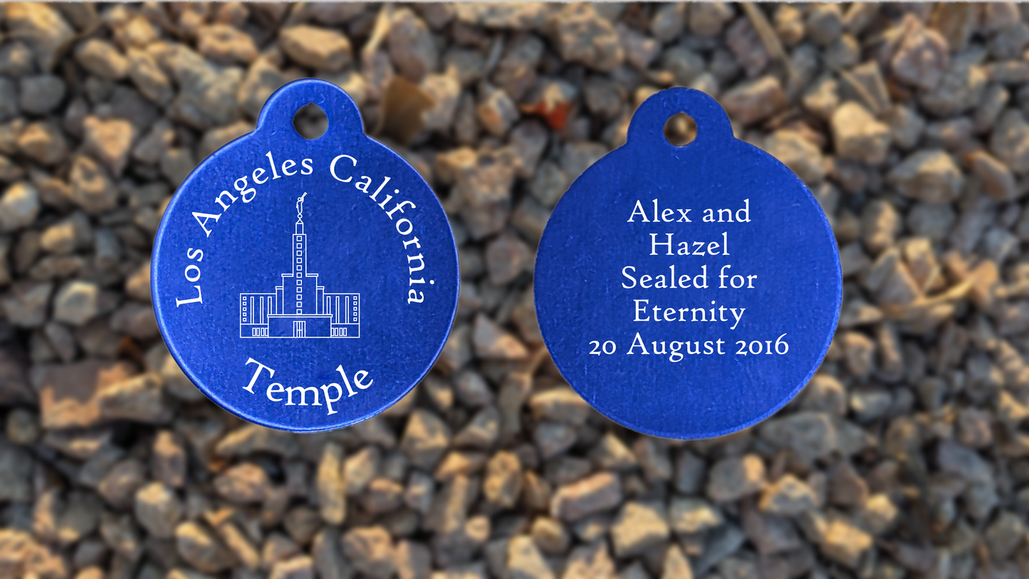 Los Angeles California Temple Medallion