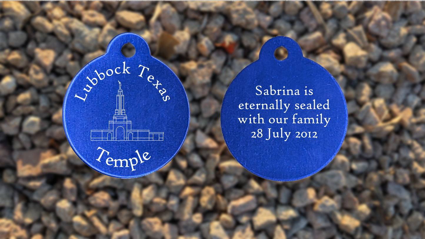 Lubbock Texas Temple Medallion