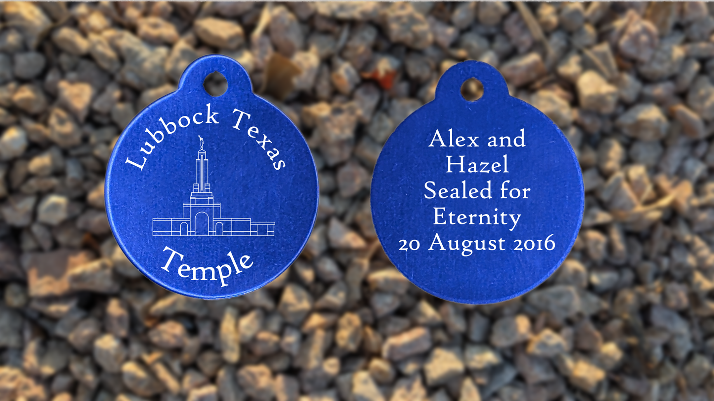 Lubbock Texas Temple Medallion