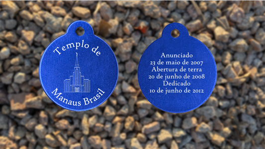 Manaus Brazil Temple Medallion