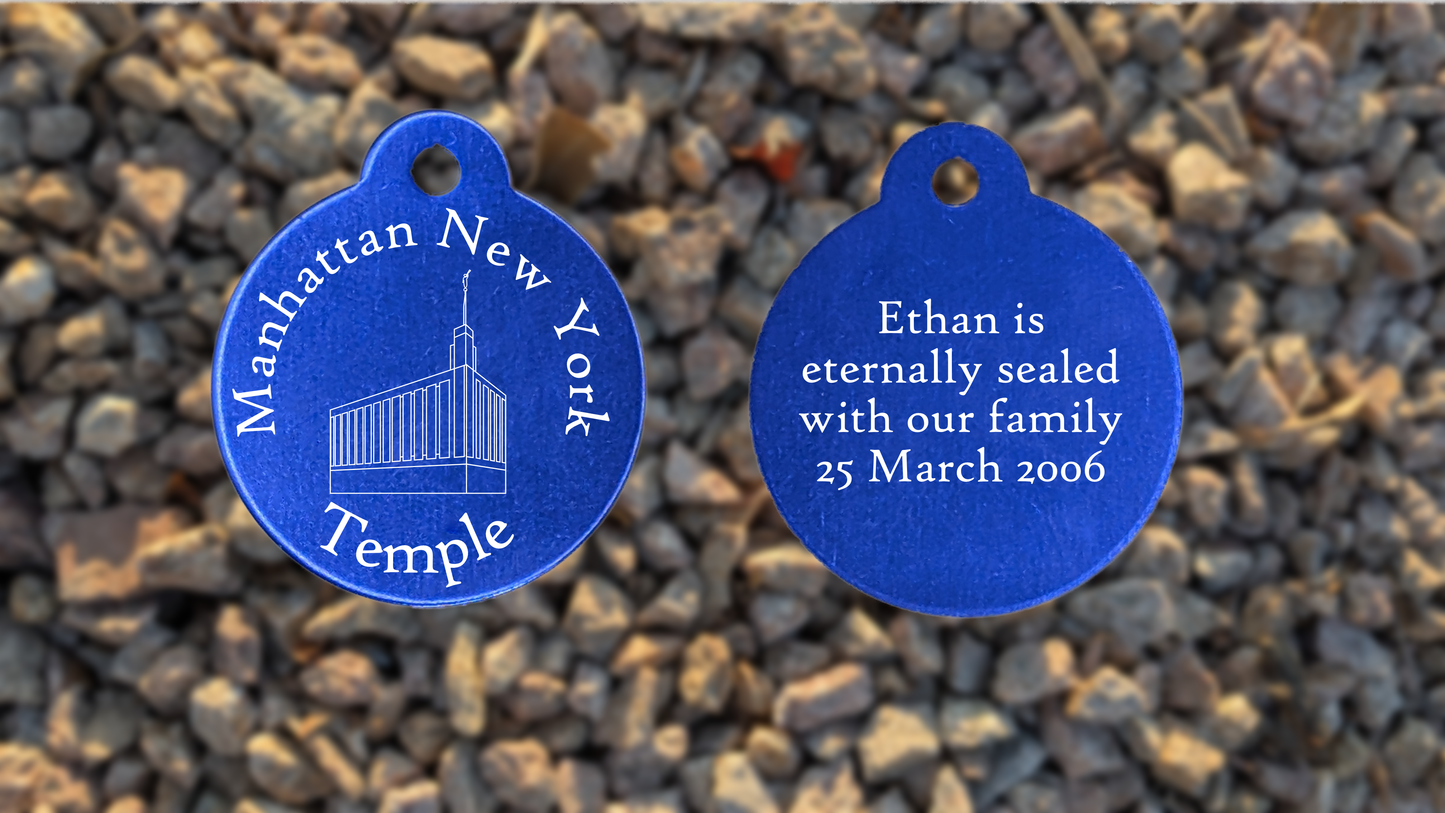 Manhattan New York Temple Medallion