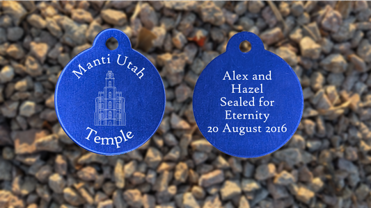 Manti Utah Temple Medallion