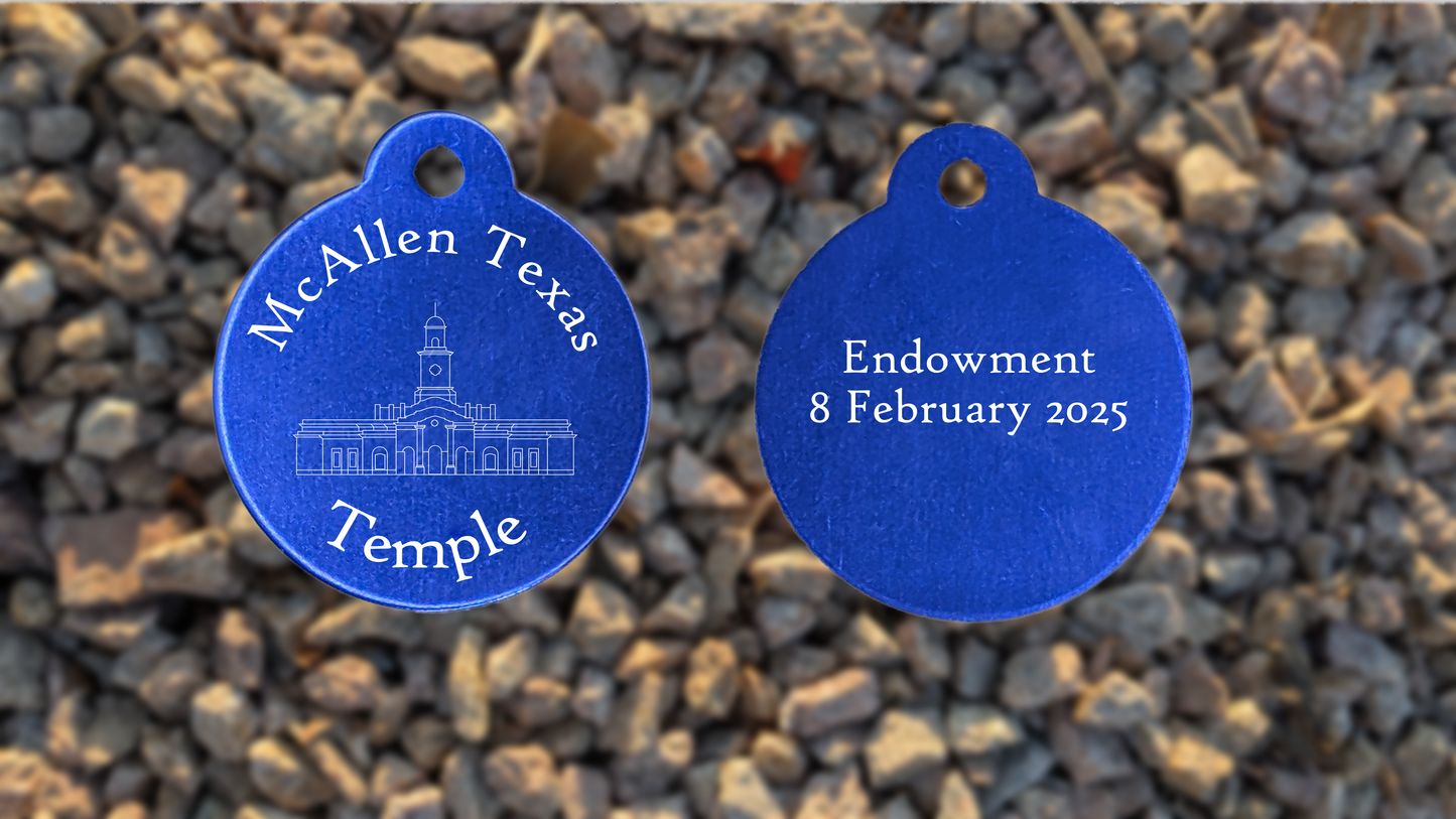 McAllen Texas Temple Medallion