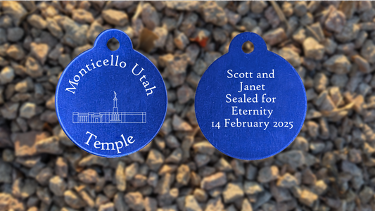 Monticello Utah Temple Medallion