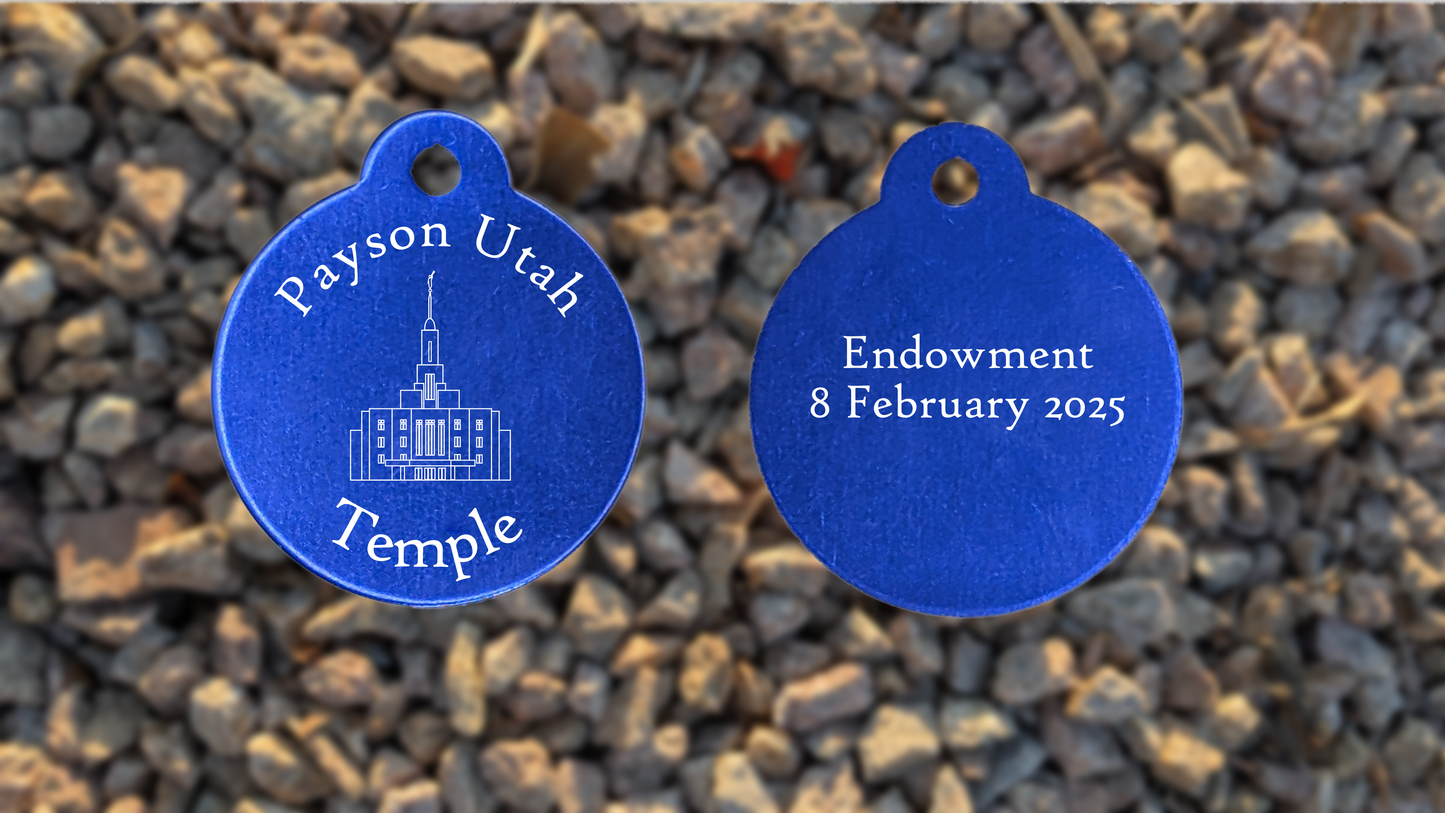 Payson Utah Temple Medallion