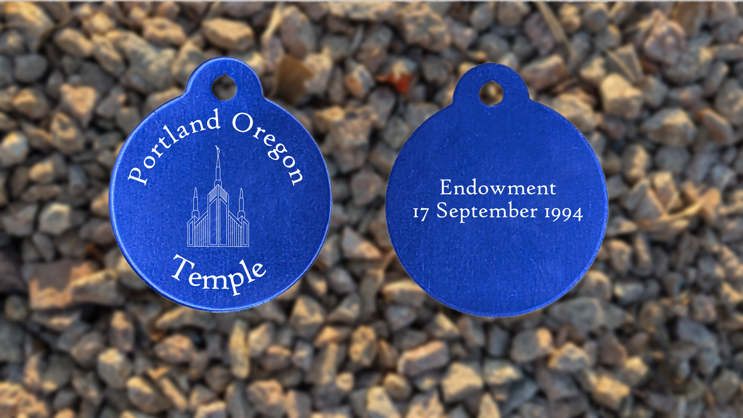 Portland Oregon Temple Medallion