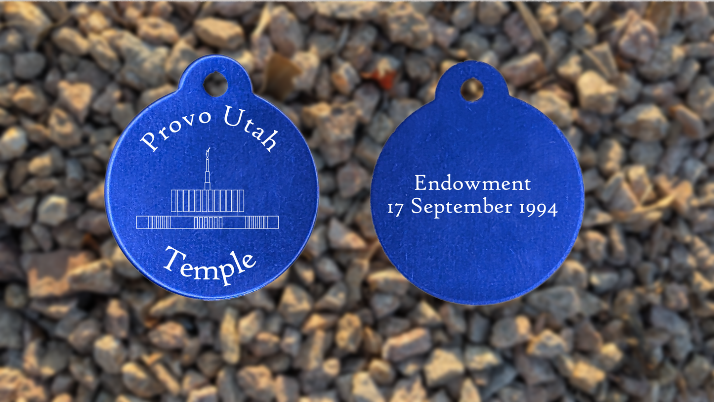 Provo Utah Temple Medallion