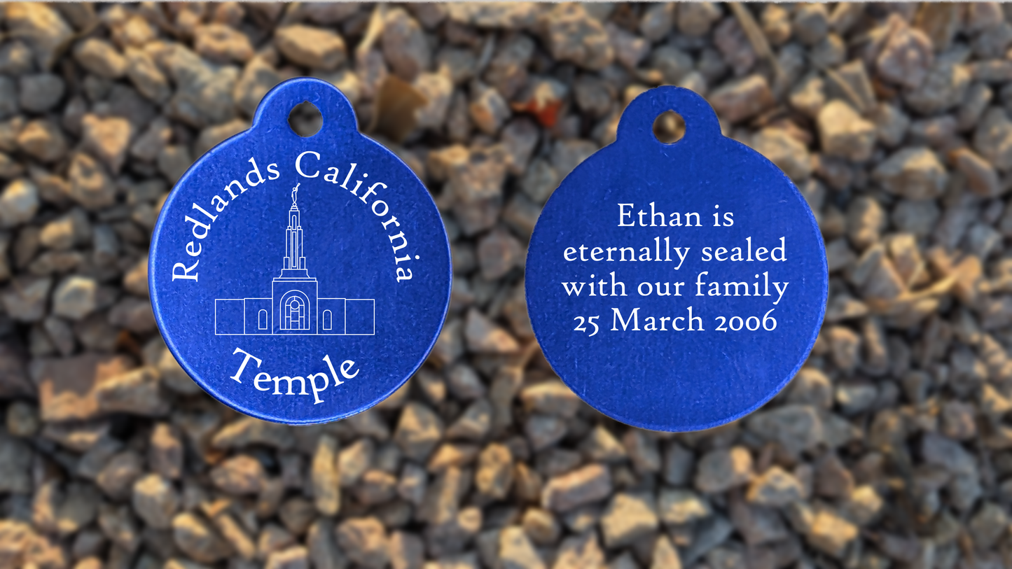Redlands California Temple Medallion
