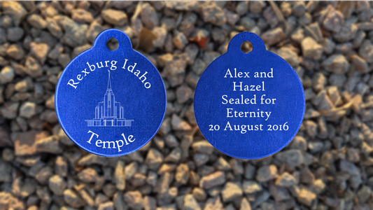 Rexburg Idaho Temple Medallion