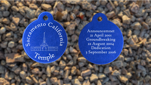 Sacramento California Temple Medallion