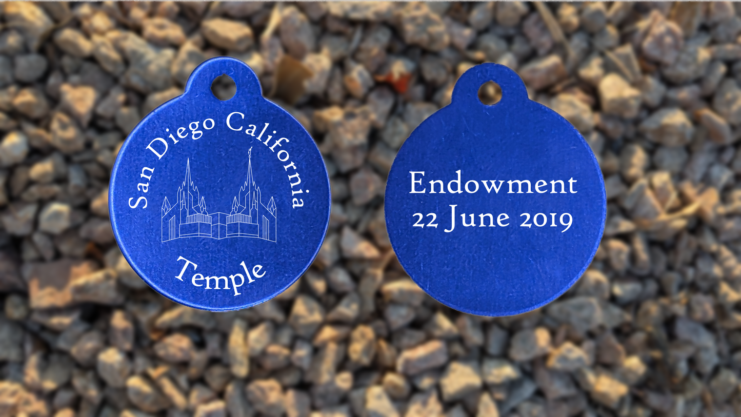 San Diego California Temple Medallion