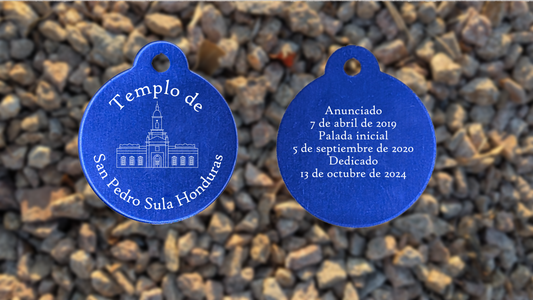 San Pedro Sula Honduras Temple Medallion