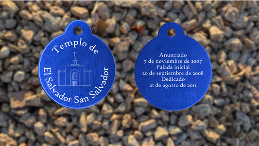 San Salvador El Salvador Temple Medallion