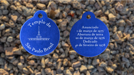 São Paulo Brazil Temple Medallion