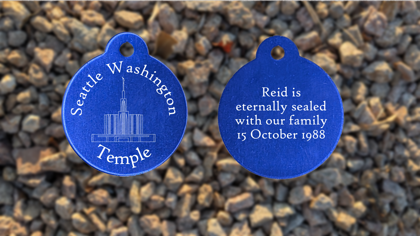 Seattle Washington Temple Medallion