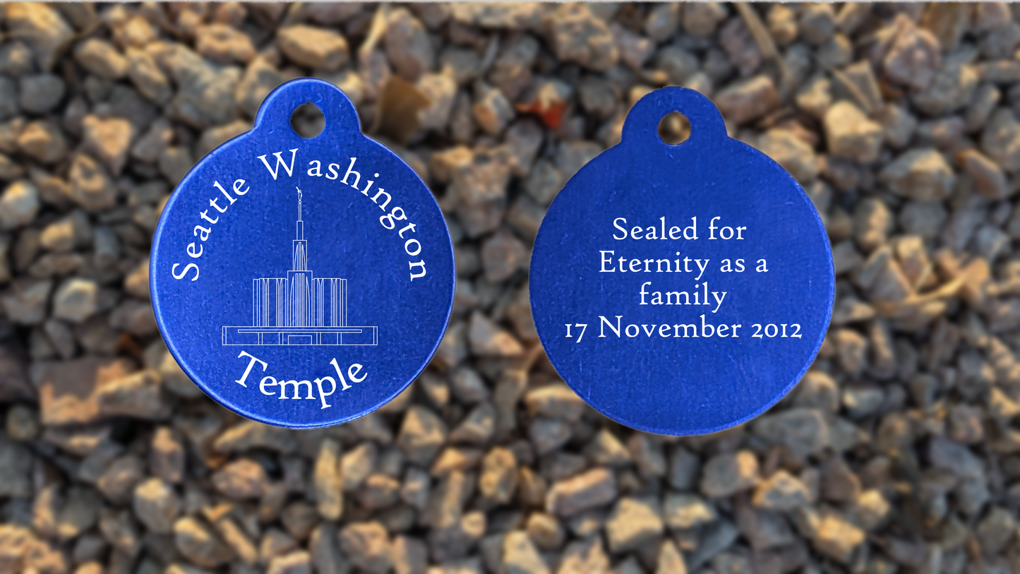 Seattle Washington Temple Medallion