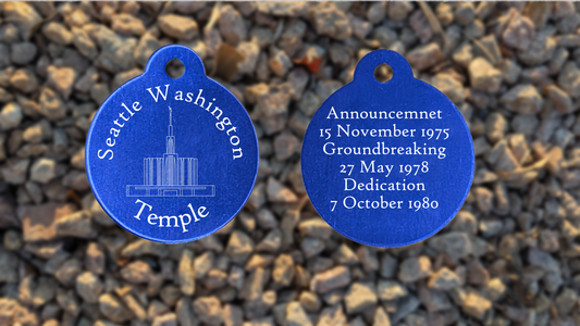 Seattle Washington Temple Medallion