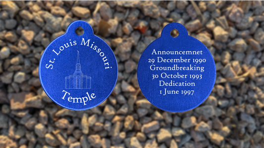 St. Louis Missouri Temple Medallion