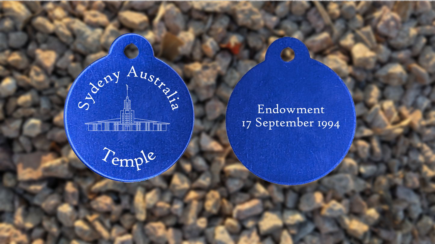 Sydney Australia Temple Medallion