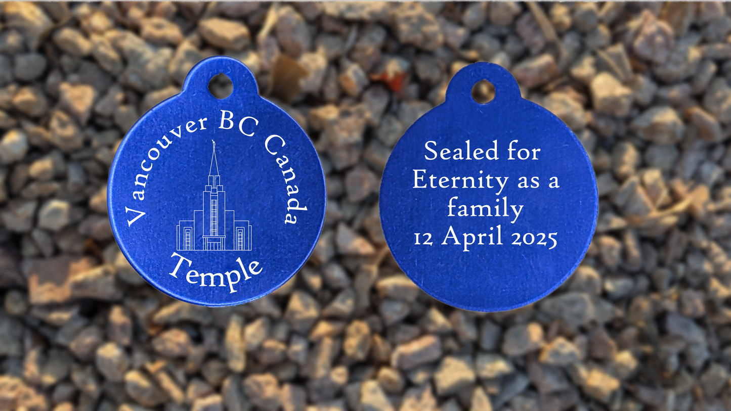 Vancouver British Columbia Temple Medallion
