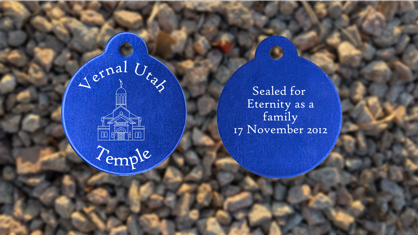 Vernal Utah Temple Medallion