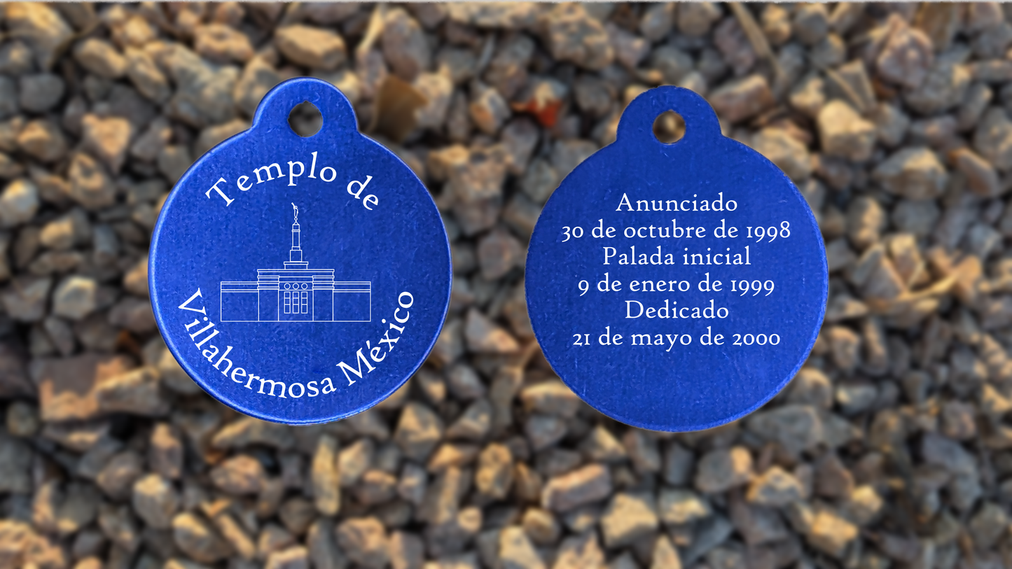 Villahermosa Mexico Temple Medallion