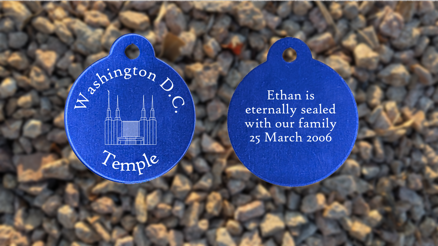 Washington D.C. Temple Medallion