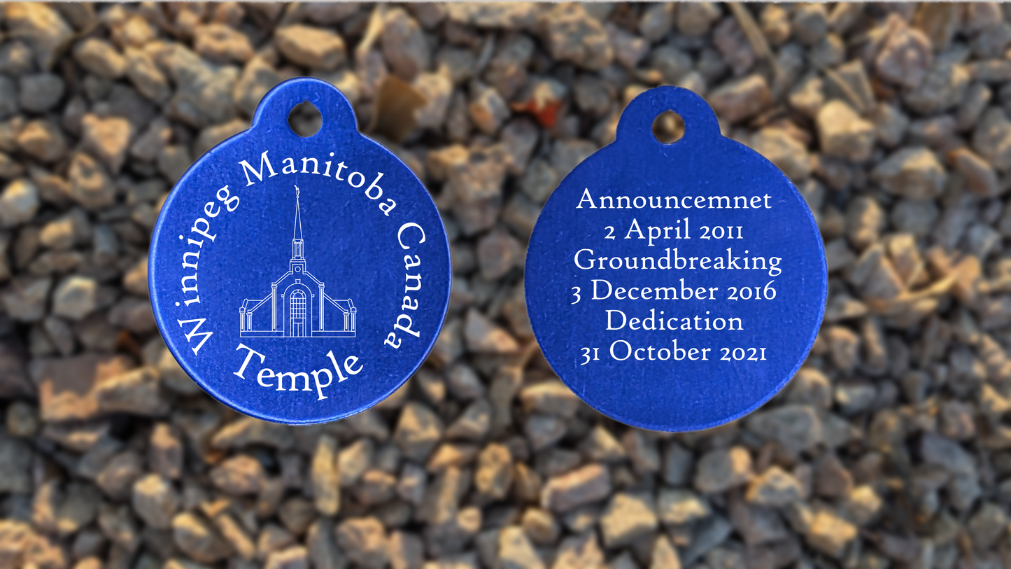 Winnipeg Manitoba Temple Medallion